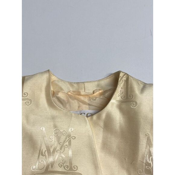 Escada x Margaretha Ley Skirt Suit Set in Cream Cotton